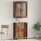 vidaXL Highboard 2 τμχ. Παλαιό ξύλο 69,5 x 34 x 180 εκ.