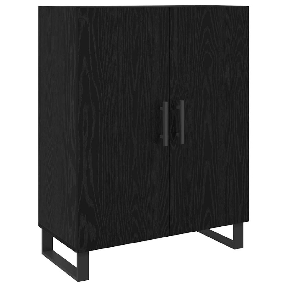 vidaXL Highboard 2 τμχ. Μαύρη δρυς 69,5 x 34 x 180 εκ.