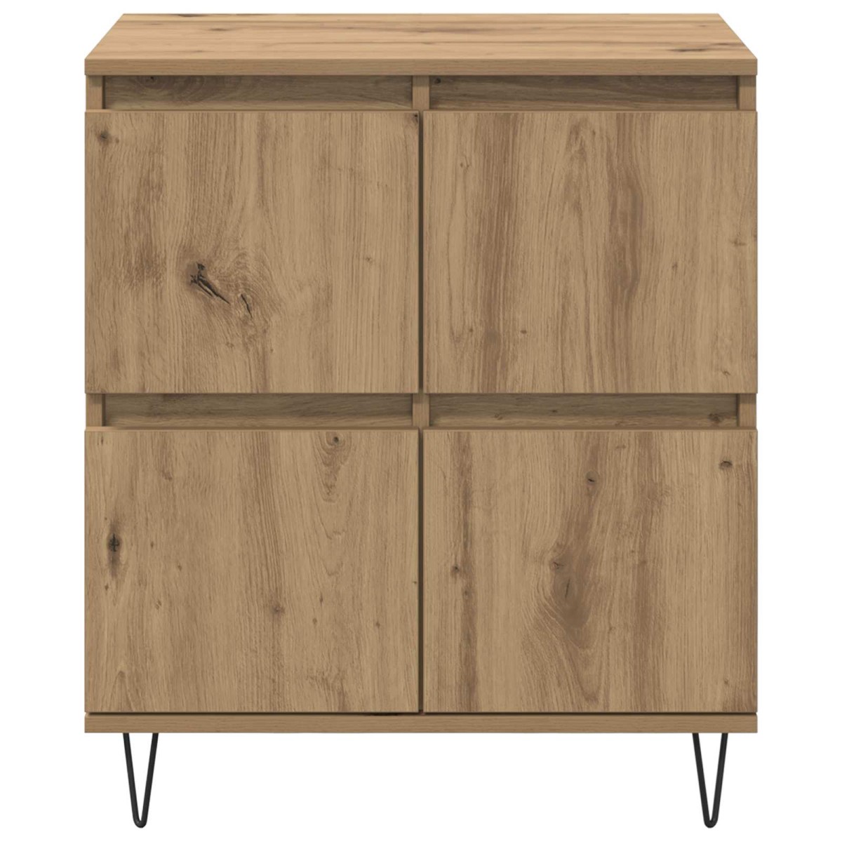 vidaXL Παραδοσιακά Πλευρικά Έπιπλα 3 τμχ. Artisan Oak
