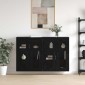 vidaXL Ντουλάπια Τοίχου 2 τμχ. Μαύρη δρυς 69,5 x 34 x 90 εκ.