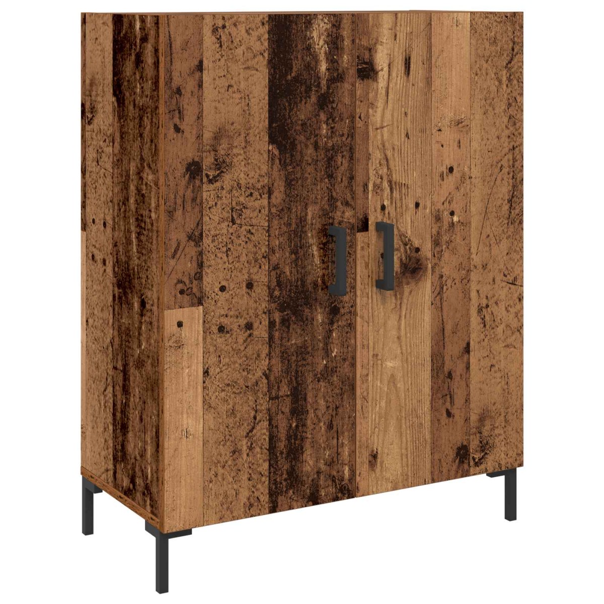 vidaXL Highboard Παλαιό ξύλο 69,5 x 34 x 180 εκ. Επεξεργασμένο Ξύλο