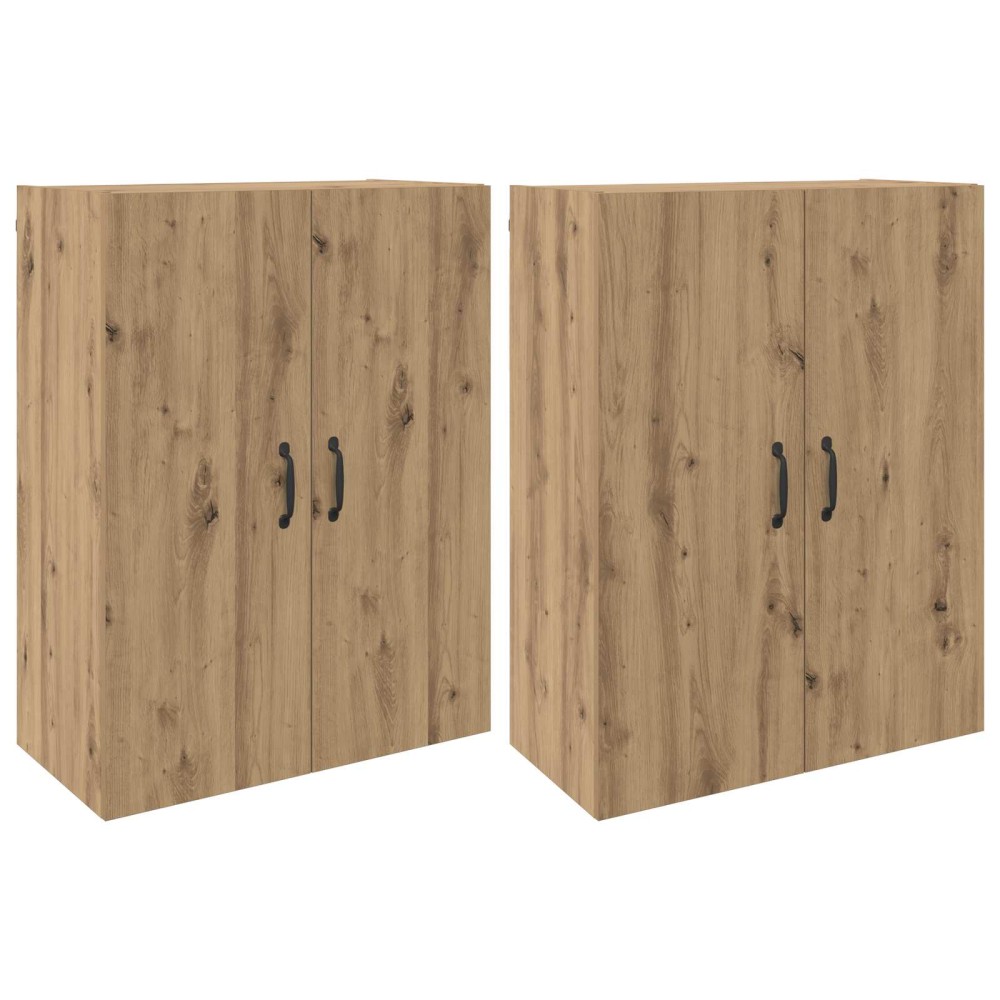 vidaXL Τοίχου Ντουλάπα 2 τμχ. Artisan Oak 69,5 x 34 x 90 εκ.