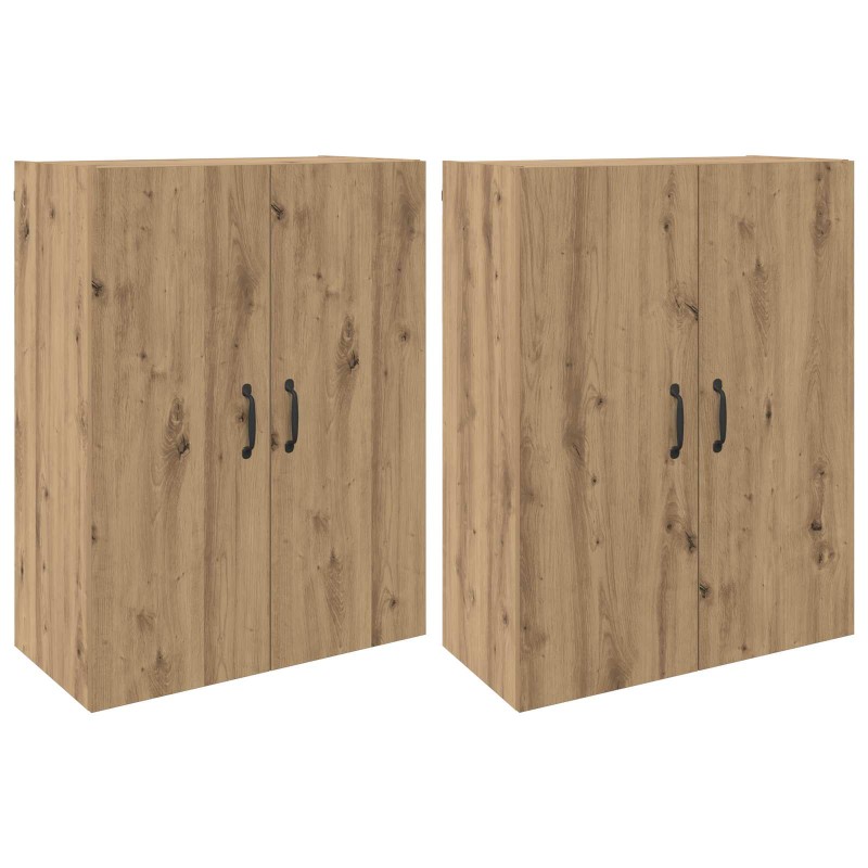 vidaXL Τοίχου Ντουλάπα 2 τμχ. Artisan Oak 69,5 x 34 x 90 εκ.