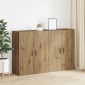 vidaXL Τοίχου Ντουλάπα 2 τμχ. Artisan Oak 69,5 x 34 x 90 εκ.