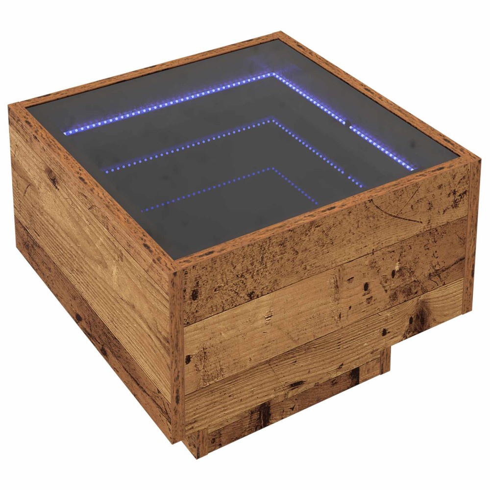 vidaXL Τραπεζάκι σαλονιού Παλιό ξύλο 40 x 40 x 30 cm