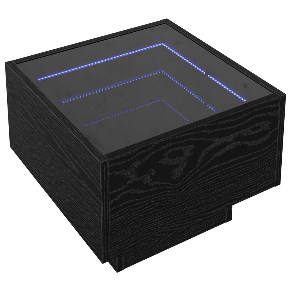 vidaXL Τραπεζάκι σαλονιού Μαύρη Οξυά 40 x 40 x 30 cm