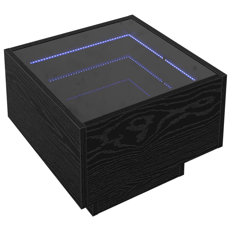 vidaXL Τραπεζάκι σαλονιού Μαύρη Οξυά 40 x 40 x 30 cm