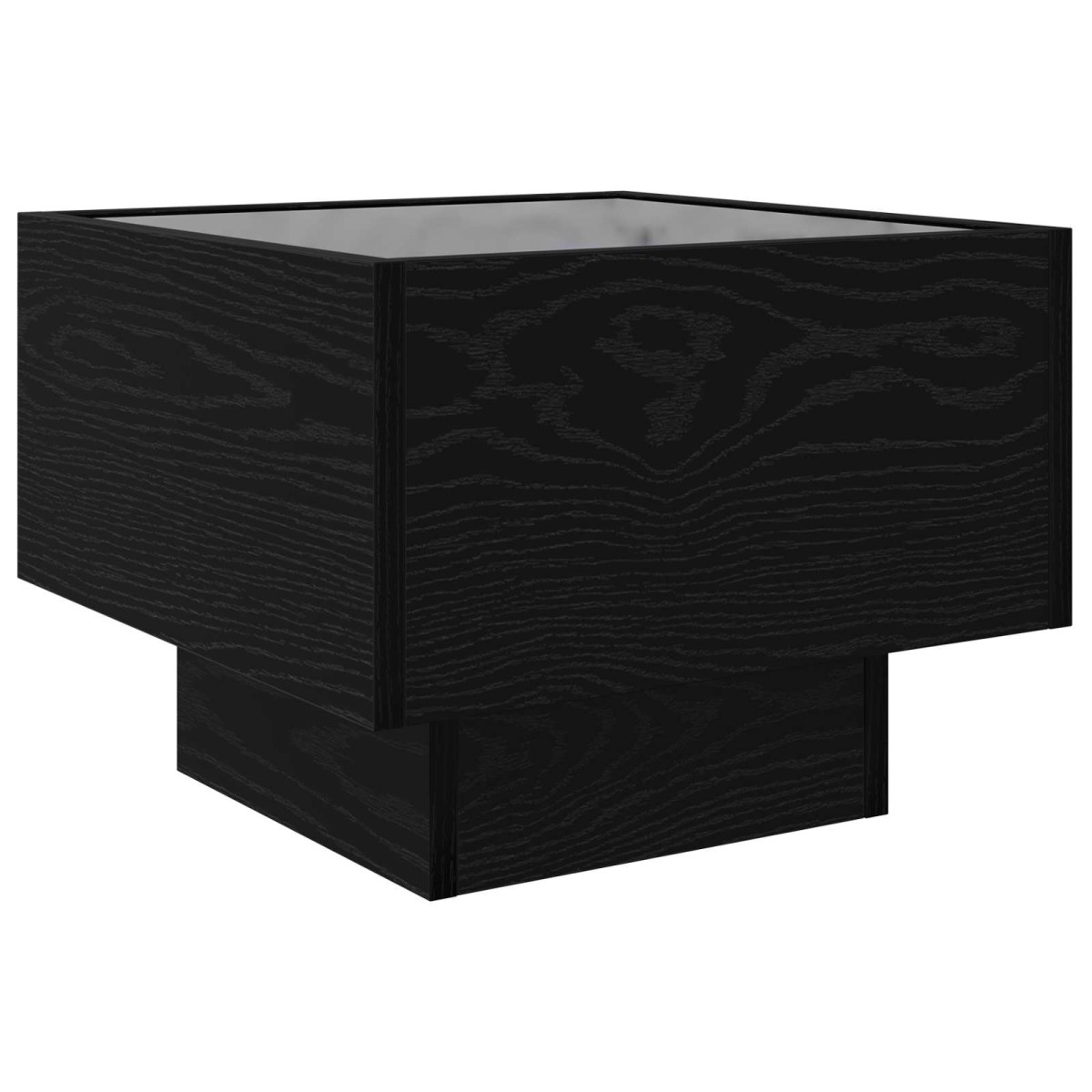vidaXL Τραπεζάκι σαλονιού Μαύρη Οξυά 40 x 40 x 30 cm