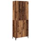 vidaXL Highboard 2 τμχ. Παλαιό ξύλο 69,5 x 34 x 180 εκ.