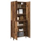 vidaXL Highboard 2 τμχ. Παλαιό ξύλο 69,5 x 34 x 180 εκ.
