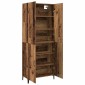 vidaXL Highboard 2 τμχ. Παλαιό ξύλο 69,5 x 34 x 180 εκ.