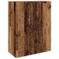 vidaXL Highboard 2 τμχ. Παλαιό ξύλο 69,5 x 34 x 180 εκ.