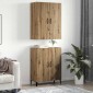 vidaXL Highboard 2 τμχ. Artisan Oak 69,5 x 34 x 180 εκ.