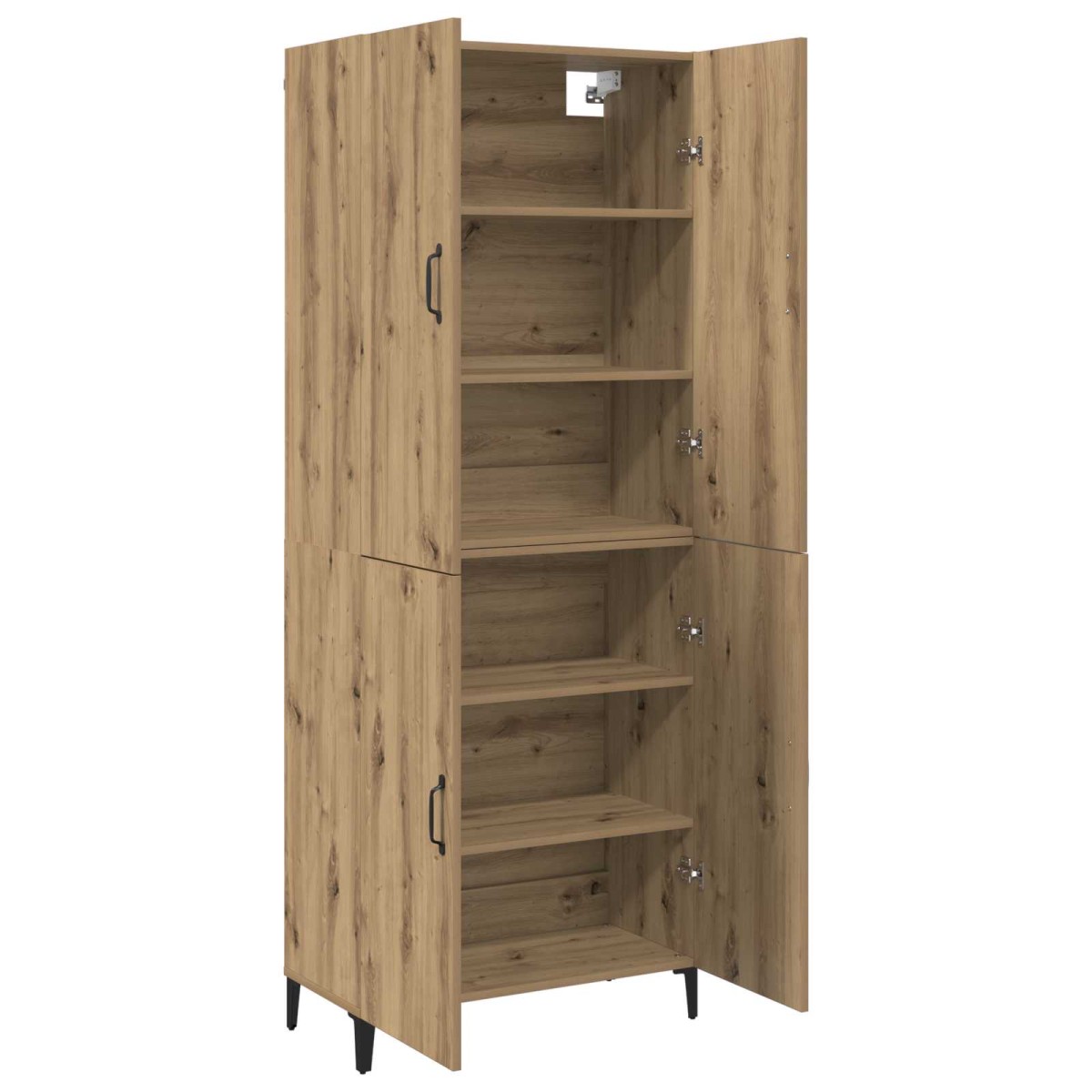vidaXL Highboard 2 τμχ. Artisan Oak 69,5 x 34 x 180 εκ.