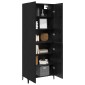 vidaXL Highboard 2 τμχ. Μαύρη Οξυά 69,5 x 34 x 180 εκ.
