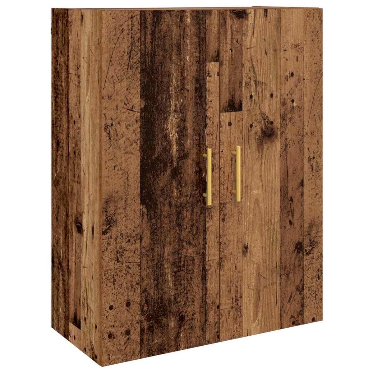 vidaXL Highboard Παλαιό ξύλο 69,5 x 34 x 180 εκ. Επεξεργασμένο Ξύλο
