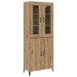 vidaXL Highboard 2 τμχ. Artisan Oak 69,5 x 34 x 180 εκ.