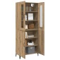 vidaXL Highboard 2 τμχ. Artisan Oak 69,5 x 34 x 180 εκ.
