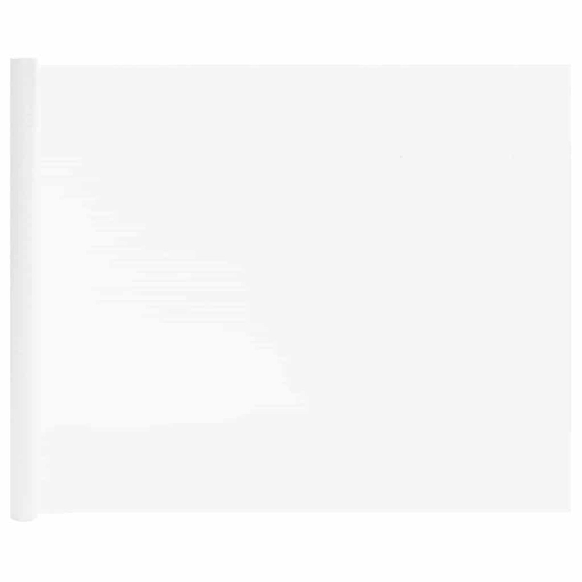 vidaXL Αυτοκόλλητη Μεμβράνη Παράθυρου Λευκό με Θολό Εφέ 45 x 500 cm