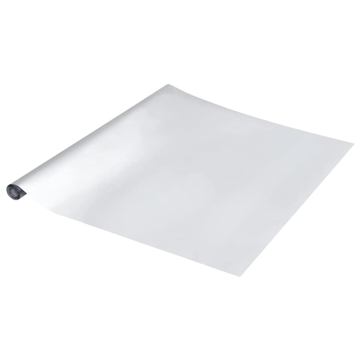 vidaXL Αυτοκόλλητο Επίπλου Ασημί 90 x 500 cm Πλαστικό