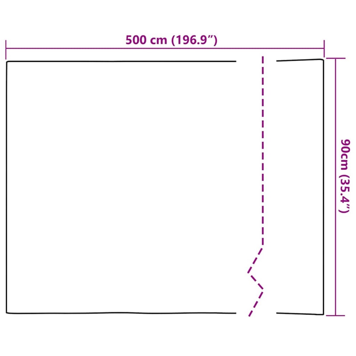 vidaXL Αυτοκόλλητο Επίπλου Ασημί 90 x 500 cm Πλαστικό
