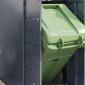 vidaXL Αποθήκη τροχήλατου κάδου για 3 κάδους Ανοιχτό γκρι