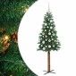 vidaXL Λεπτό Χριστουγεννιάτικο Δέντρο με 150 LED Πράσινο 150 cm