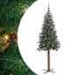 vidaXL Λεπτό Χριστουγεννιάτικο Δέντρο με 150 LED Πράσινο 150 cm