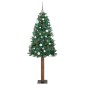 vidaXL Λεπτό Χριστουγεννιάτικο Δέντρο με 300 LED Πράσινο 180 cm