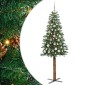 vidaXL Λεπτό Χριστουγεννιάτικο Δέντρο με 300 LED Πράσινο 180 cm