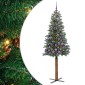 vidaXL Λεπτό Χριστουγεννιάτικο Δέντρο με 300 LED Πράσινο 180 cm