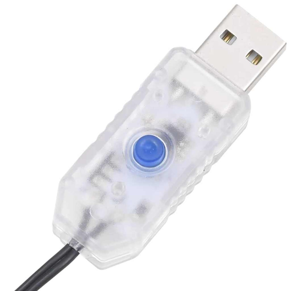 vidaXL Λεπτό Χριστουγεννιάτικο Δέντρο με 300 LED Πράσινο 210 cm