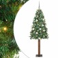 vidaXL Λεπτό Χριστουγεννιάτικο Δέντρο με 300 LED Πράσινο 210 cm