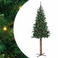 vidaXL Λεπτό Χριστουγεννιάτικο Δέντρο με 300 LED Πράσινο 210 cm