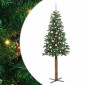 vidaXL Λεπτό Χριστουγεννιάτικο Δέντρο με 300 LED Πράσινο 210 cm
