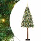 vidaXL Λεπτό Χριστουγεννιάτικο Δέντρο με 300 LED Πράσινο 180 cm