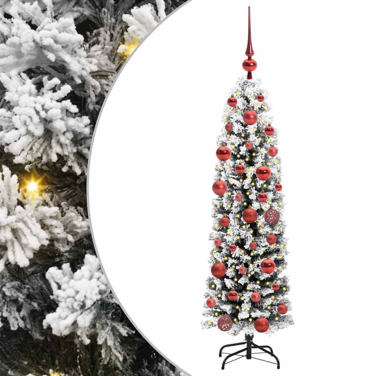 vidaXL Τεχνητό Χριστουγεννιάτικο Δέντρο με 150 LED Πράσινο 150 cm