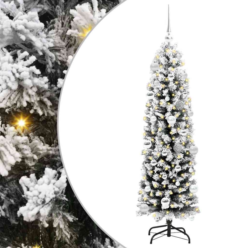 vidaXL Τεχνητό Χριστουγεννιάτικο Δέντρο με 150 LED Πράσινο 150 cm