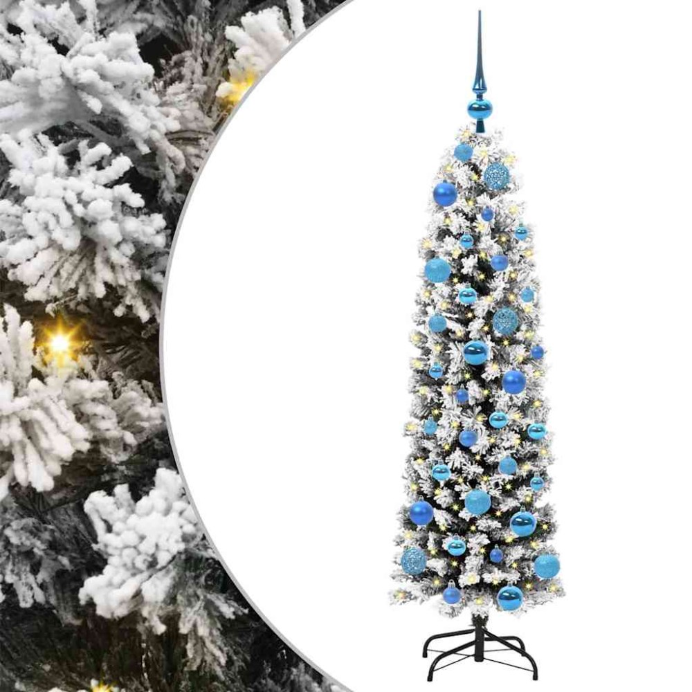 vidaXL Τεχνητό Χριστουγεννιάτικο Δέντρο με 150 LED Πράσινο 150 cm
