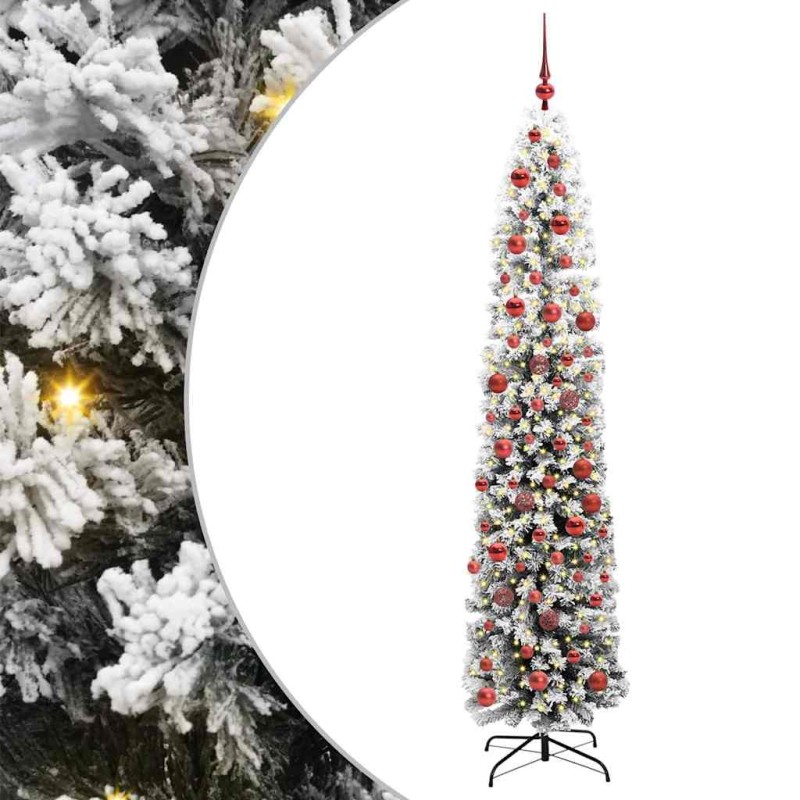 vidaXL Τεχνητό Χριστουγεννιάτικο Δέντρο με 300 LED Πράσινο 180 cm