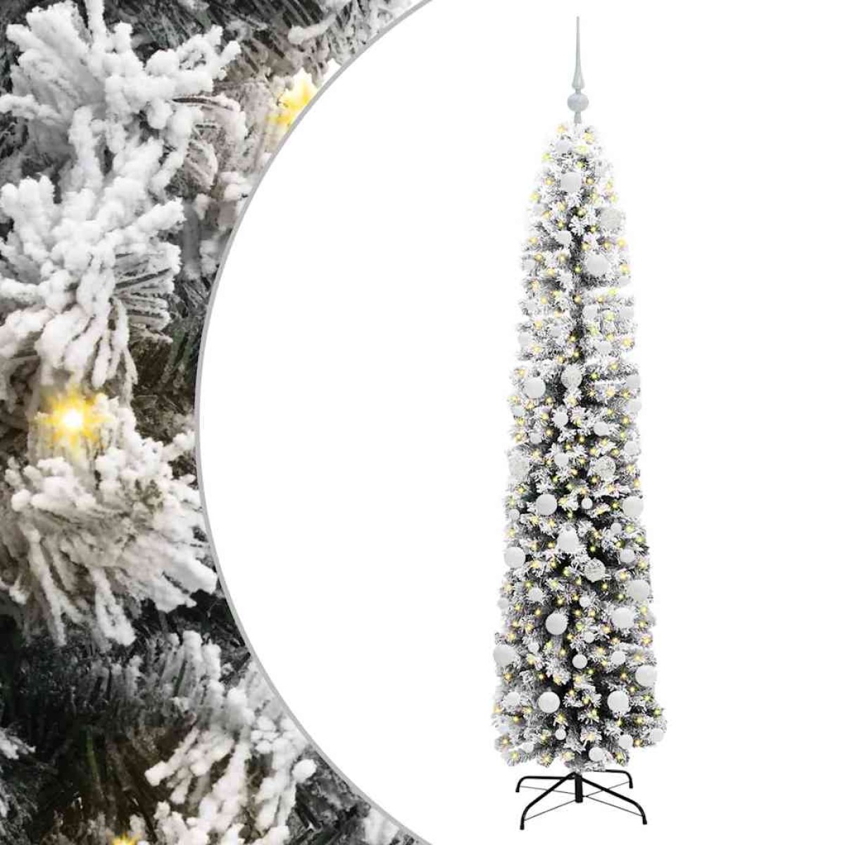 vidaXL Τεχνητό Χριστουγεννιάτικο Δέντρο με 300 LED Πράσινο 180 cm