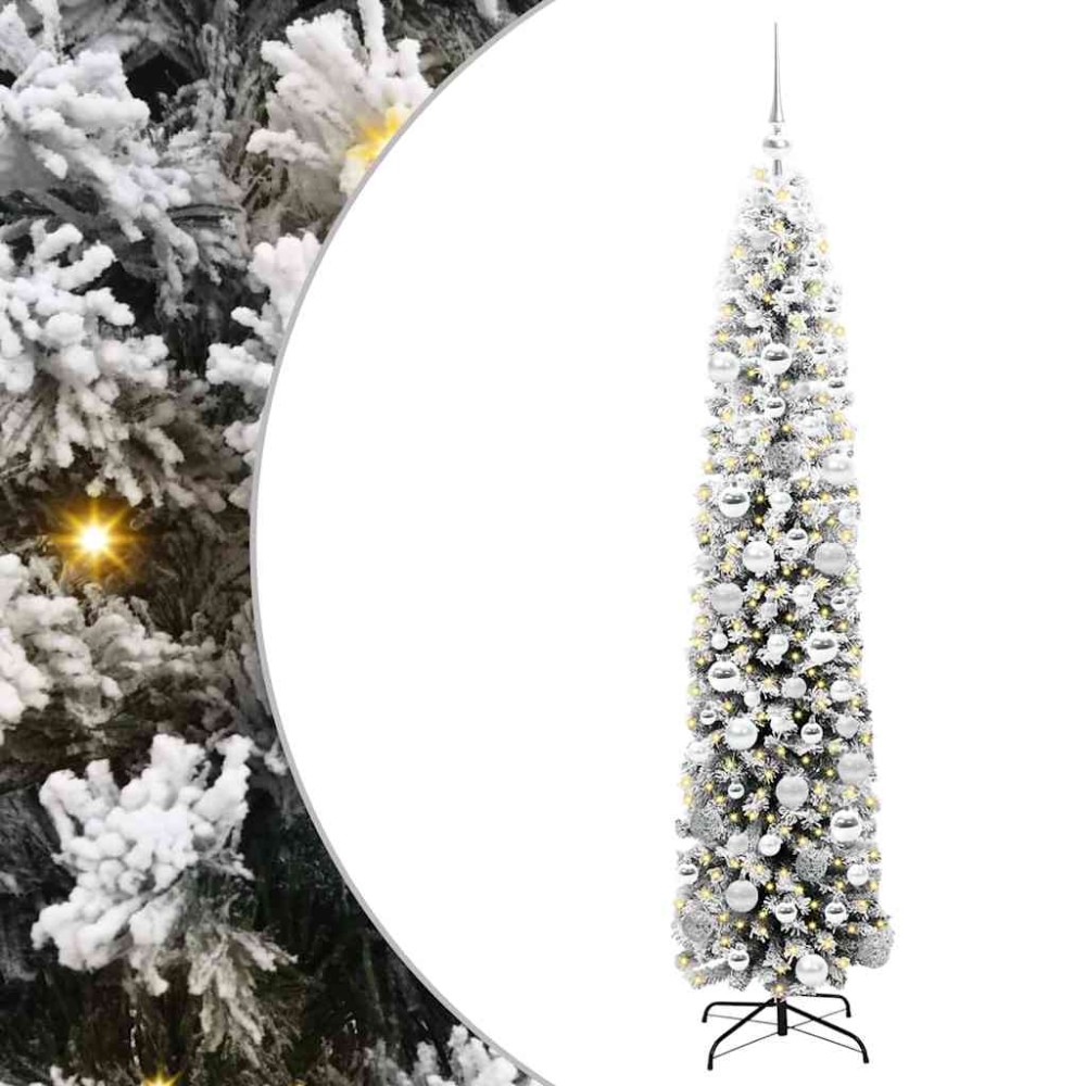 vidaXL Τεχνητό Χριστουγεννιάτικο Δέντρο με 300 LED Πράσινο 180 cm