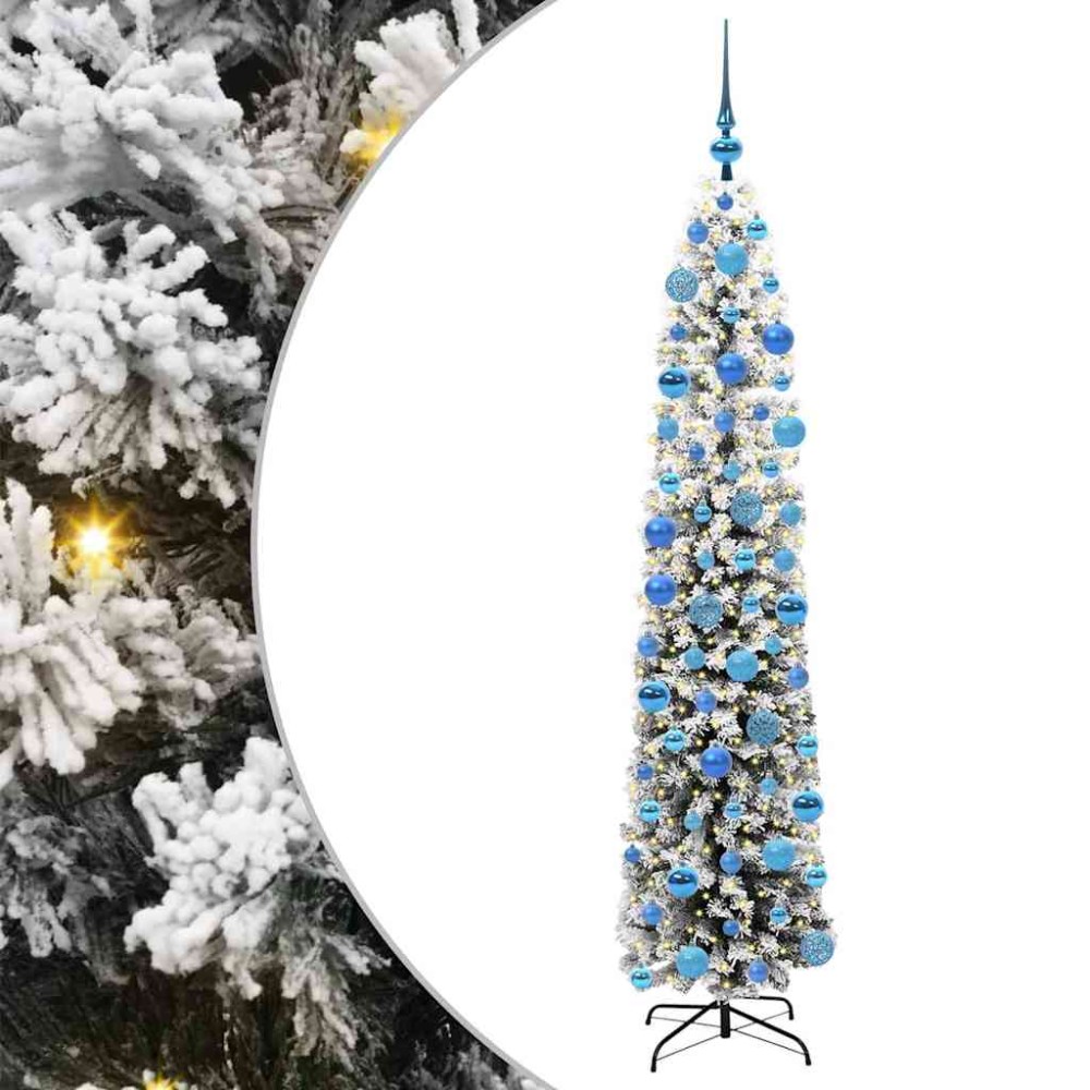 vidaXL Τεχνητό Χριστουγεννιάτικο Δέντρο με 300 LED Πράσινο 180 cm