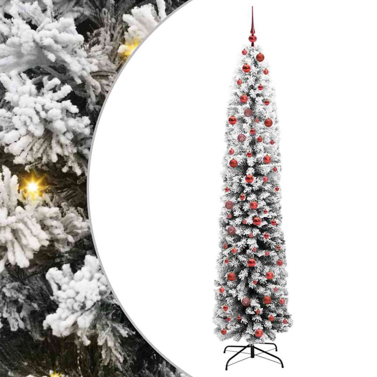 vidaXL Τεχνητό Χριστουγεννιάτικο Δέντρο με 300 LED Πράσινο 210 cm