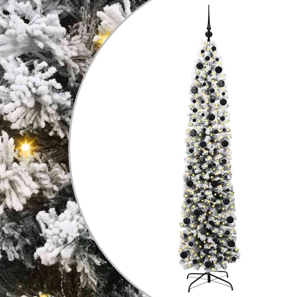 vidaXL Τεχνητό Χριστουγεννιάτικο Δέντρο με 300 LED Πράσινο 210 cm