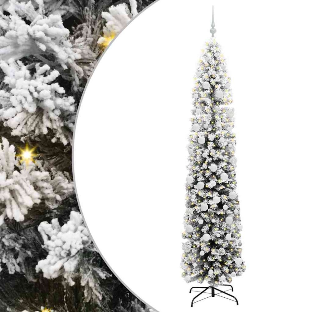 vidaXL Τεχνητό Χριστουγεννιάτικο Δέντρο με 300 LED Πράσινο 210 cm