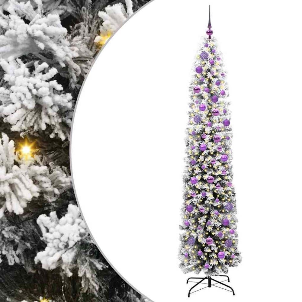 vidaXL Τεχνητό Χριστουγεννιάτικο Δέντρο με 300 LED Πράσινο 210 cm