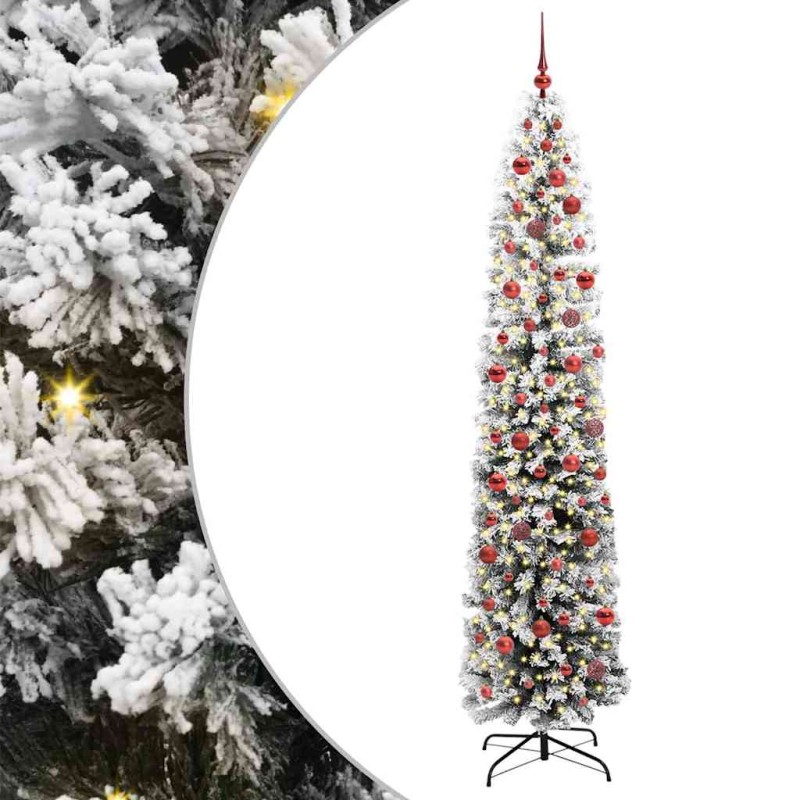 vidaXL Τεχνητό Χριστουγεννιάτικο Δέντρο με 300 LED Πράσινο 240 cm