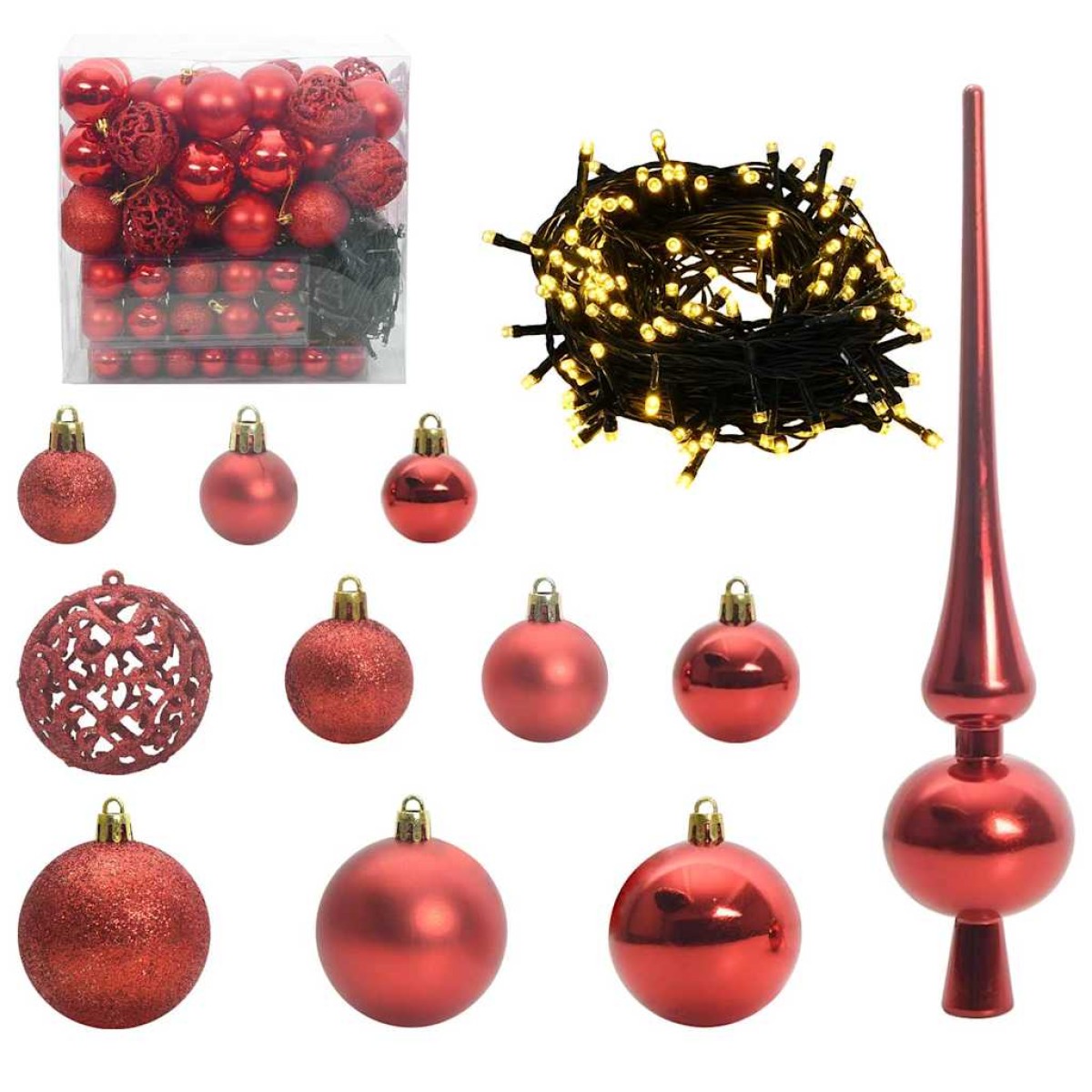 vidaXL Τεχνητό Χριστουγεννιάτικο Δέντρο με 300 LED Πράσινο 240 cm