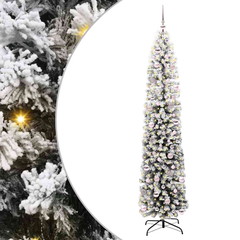 vidaXL Τεχνητό Χριστουγεννιάτικο Δέντρο με 300 LED Πράσινο 240 cm